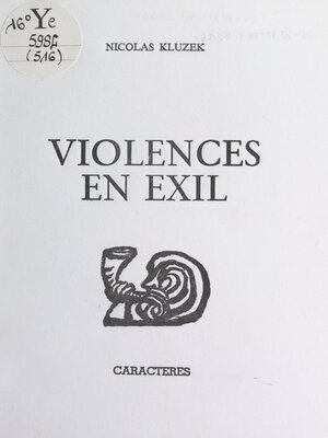 cover image of Violences en exil